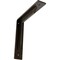 Ekena Millwork Stockport Steel Bracket, Antiqued Brass 2"W x 10"D x 10"H BKTM02X10X10STABS - alternate 1